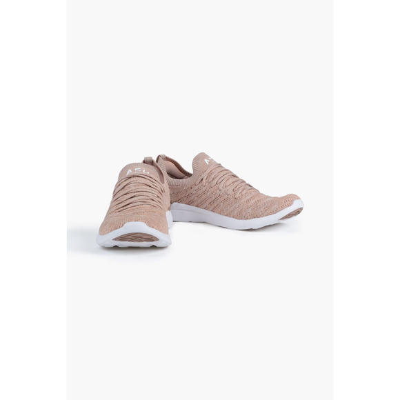 NWOB APL TechLoom Wave Mélange Mesh Running Sneakers | Sand | M US 9.5/W US 7.5 - Picture 1 of 14